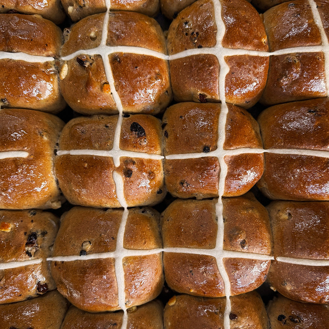 HOT CROSS BUNS 6 PKT