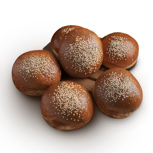 BRIOCHE BUN 110G wSESAME SEED