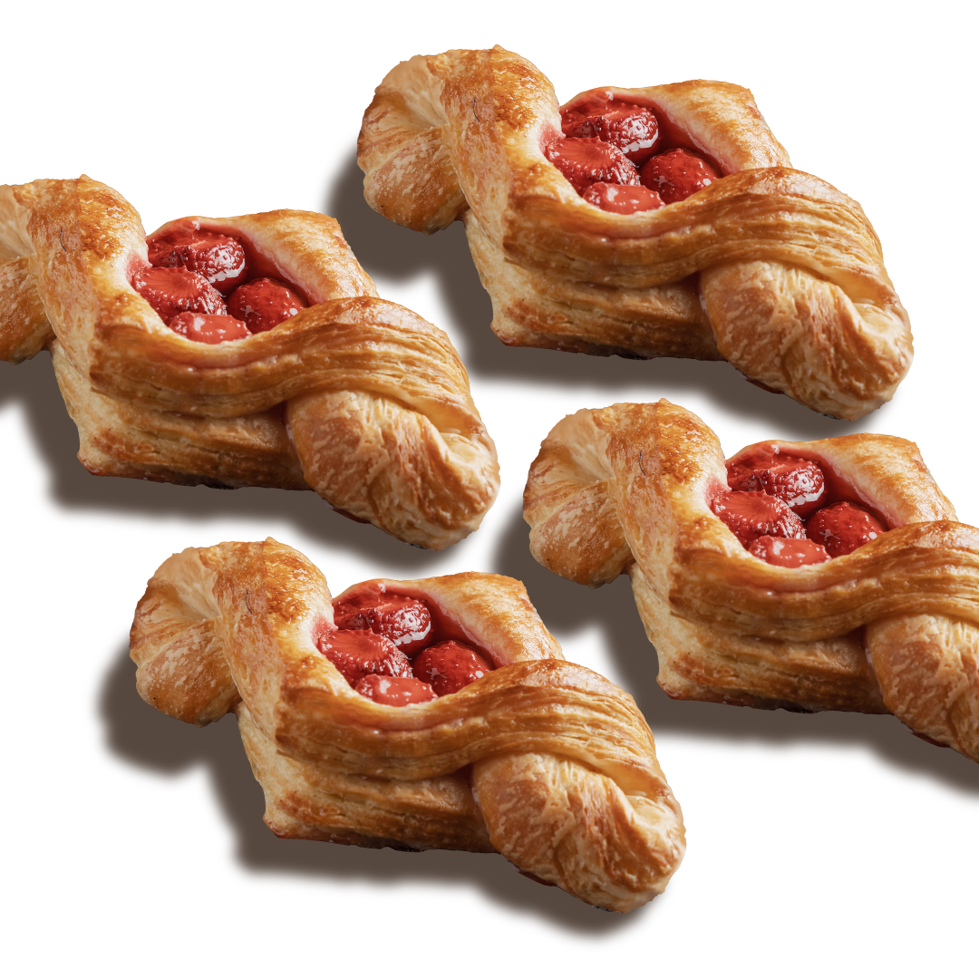 STRAWBERRY & RHUBARB VIENNESE