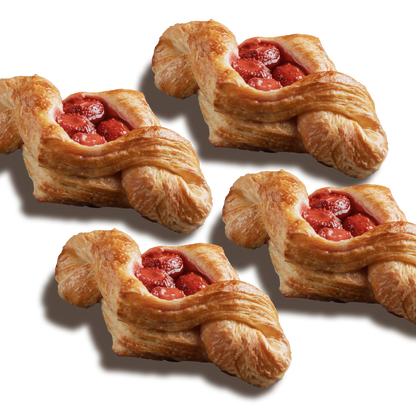 STRAWBERRY & RHUBARB VIENNESE